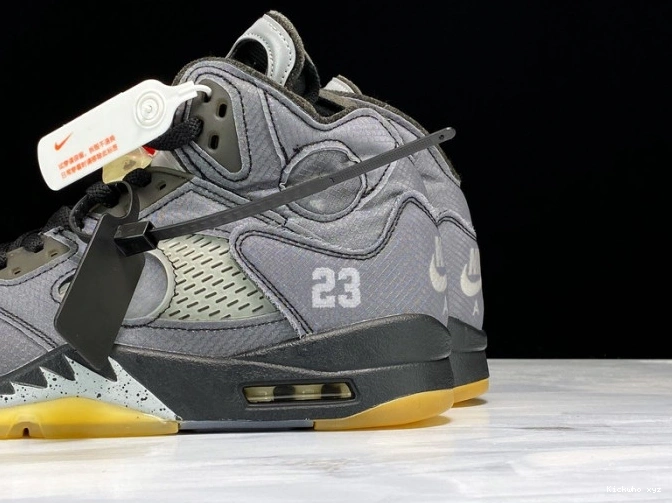 Air 5 x CT8480-001 Jordan Off-White Black 0629